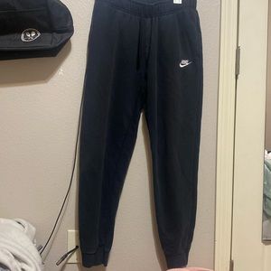 nike womens sportswear club fleece sweatpants black size small